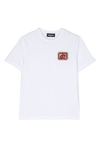 Dsquared2 Kids T-shirt con applicazione - Bianco