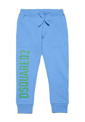 Dsquared2 Kids Pantaloni sportivi con coulisse - Blu