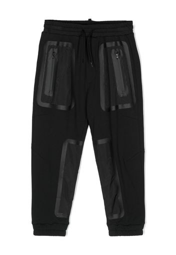 Dsquared2 Kids Pantaloni sportivi con stampa - Nero