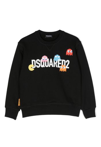 Dsquared2 Kids graphic-print cotton sweatshirt - Nero