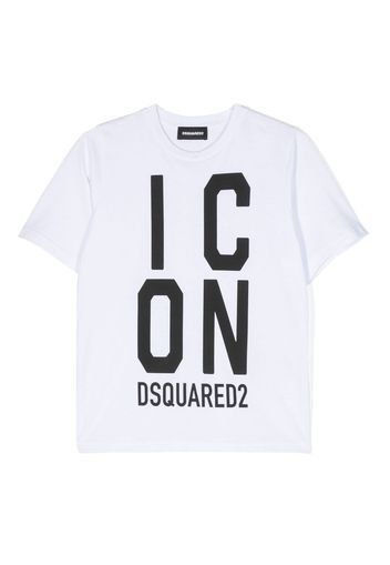 Dsquared2 Kids logo-print cotton T-shirt - Bianco