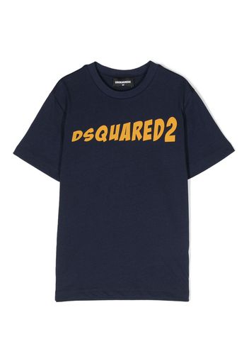 Dsquared2 Kids T-shirt con stampa - Blu