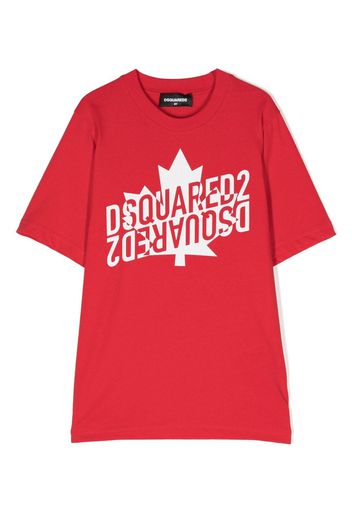 Dsquared2 Kids T-shirt con stampa - Rosso