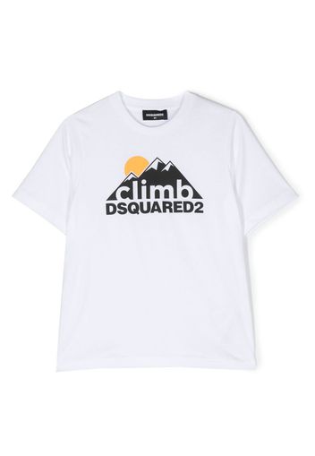 Dsquared2 Kids T-shirt con stampa - Bianco