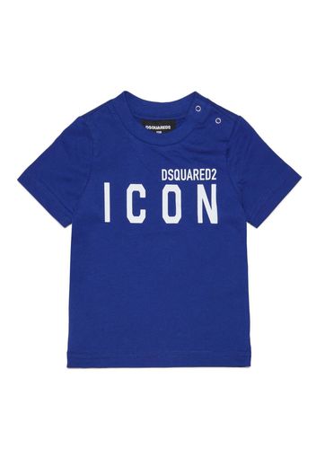 Dsquared2 Kids T-shirt Icon con stampa - Blu