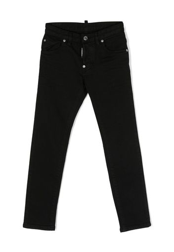 Dsquared2 Kids straight-leg cotton-blend jeans - Nero