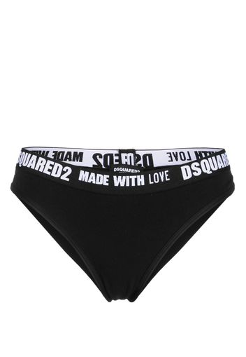 Dsquared2 logo-print briefs - Nero