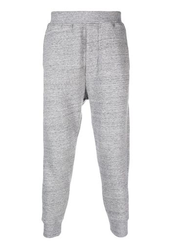 Dsquared2 embroidered-logo cotton track pants - Grigio