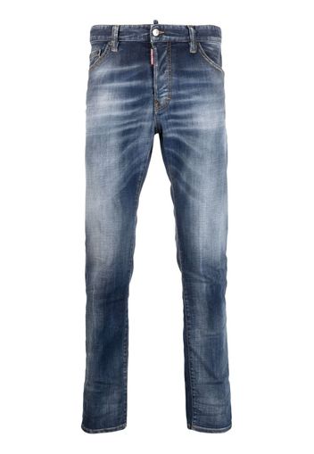 Dsquared2 washed slim-leg jeans - Blu