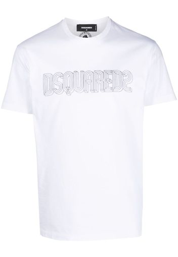 Dsquared2 logo-print cotton T-shirt - Bianco