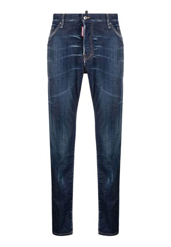 Dsquared2 slim-cut stretch-cotton jeans - Blu