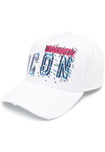 Dsquared2 graphic-print cotton baseball cap - Bianco