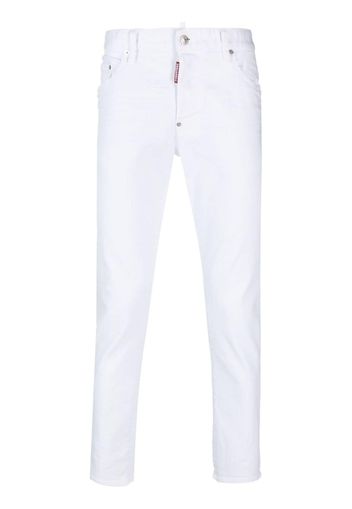 Dsquared2 mid-rise straight-leg jeans - Bianco