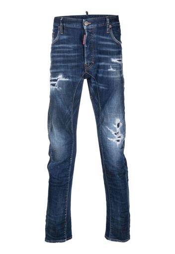 Dsquared2 ripped slim-fit jeans - Blu