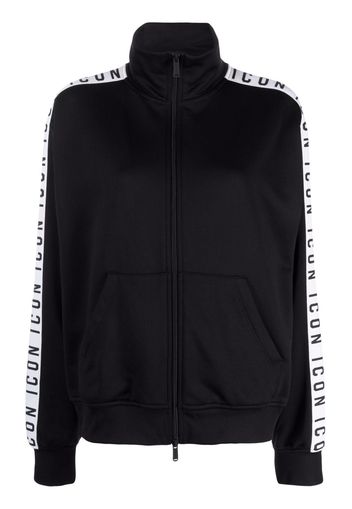 Dsquared2 Icon funnel-neck zip-up jacket - Nero