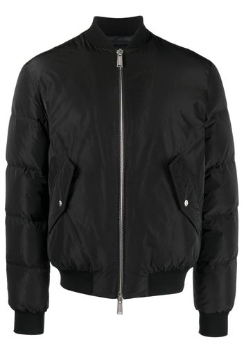 Dsquared2 logo-embroidered padded jacket - Nero