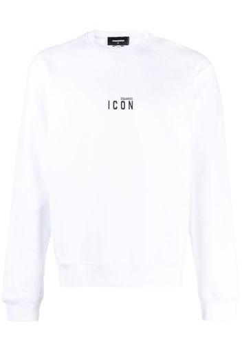 Dsquared2 logo-print cotton sweatshirt - Bianco