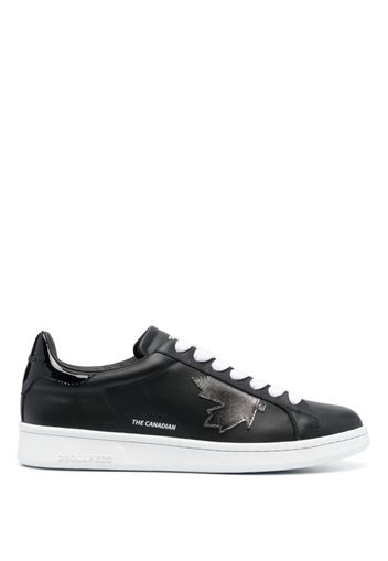 Dsquared2 Boxer leather low-top sneakers - Nero