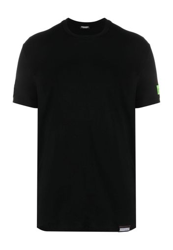 Dsquared2 logo-patch cotton T-shirt - Nero