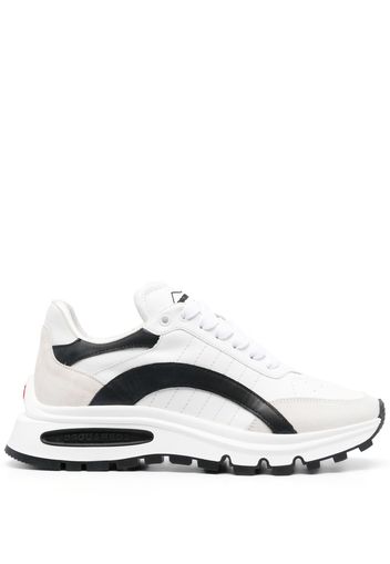 Dsquared2 panelled-design leather sneakers - Bianco