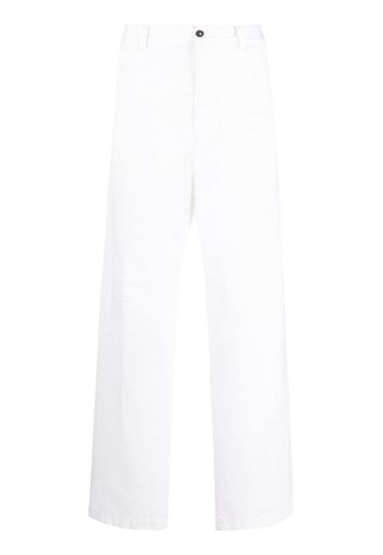 Dsquared2 Pantaloni dritti con stampa - Bianco