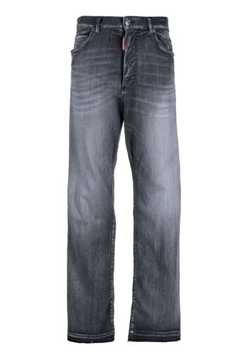 Dsquared2 straight-leg stonewashed jeans - Grigio