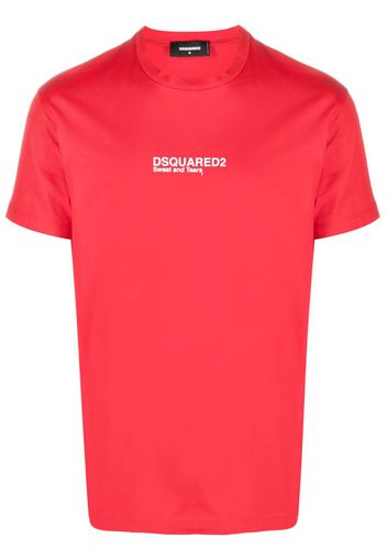 Dsquared2 T-shirt con stampa - Rosso