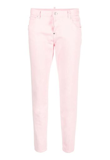 Dsquared2 Jeans crop White Bull - Rosa