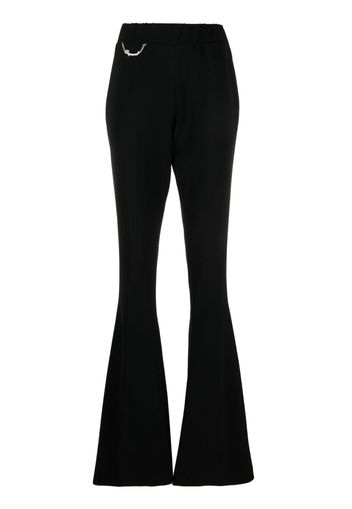 Dsquared2 chain-embellished flared trousers - Nero