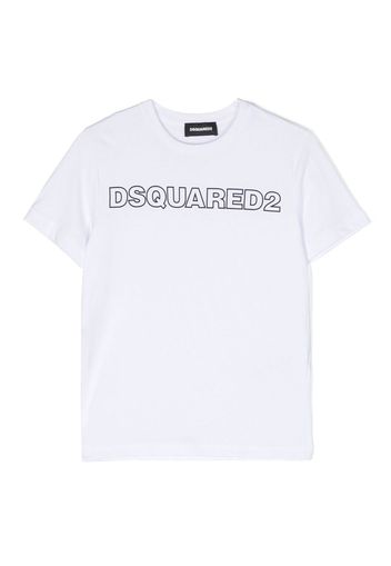 Dsquared2 Kids logo-print cotton T-shirt - Bianco