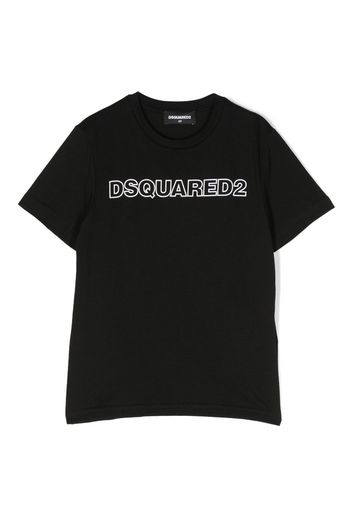 Dsquared2 Kids logo-print cotton T-shirt - Nero