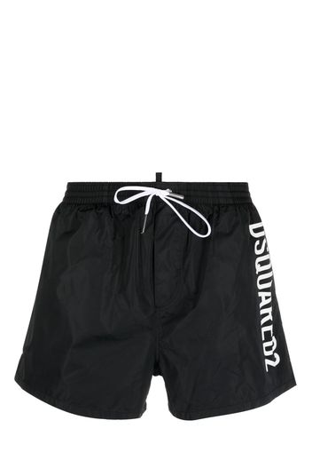 Dsquared2 Costume da bagno Technicolor Boxer con coulisse - Nero