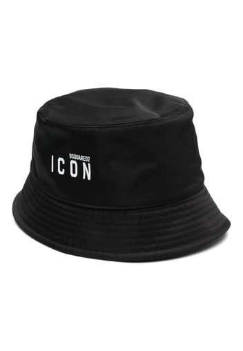 Dsquared2 logo-print bucket hat - Nero