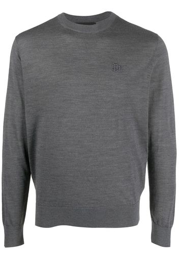 Dsquared2 long-sleeved virgin wool jumper - Grigio