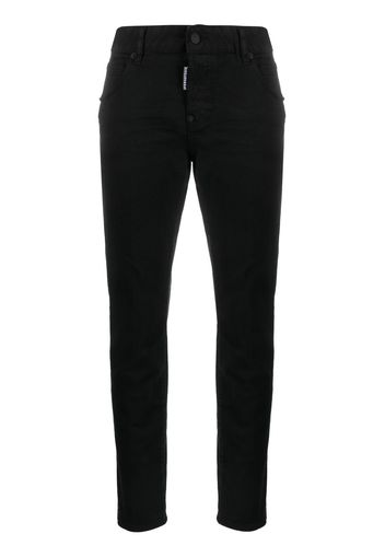 Dsquared2 low-rise cropped skinny jeans - Nero