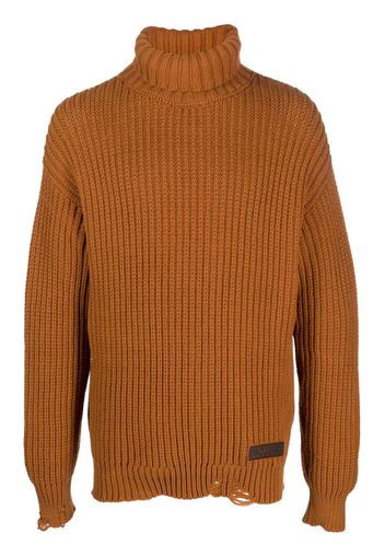 Dsquared2 Maglione con doppio colletto - Arancione