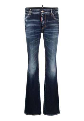 Dsquared2 Jeans svasati con effetto vissuto - Blu