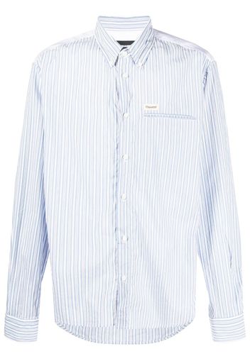 Dsquared2 Camicia con applicazione - Blu