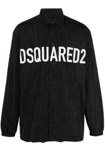 Dsquared2 Giacca-camicia con stampa - Nero