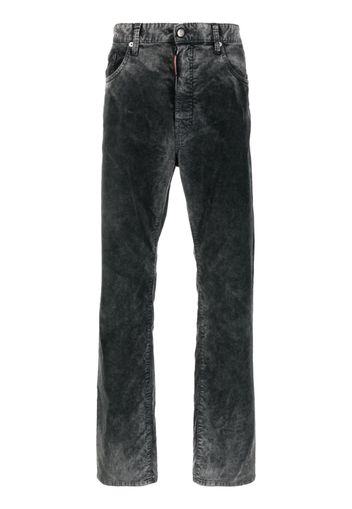 Dsquared2 mid-rise corduroy trousers - Nero