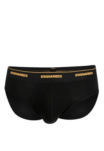 Dsquared2 logo-waistband cotton briefs - Nero