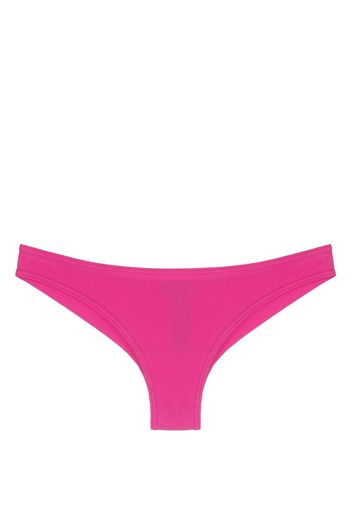 Dsquared2 Icon-print cotton-stretch thong - Rosa