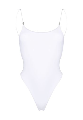 Dsquared2 Be Icon open-back swimsuit - Bianco