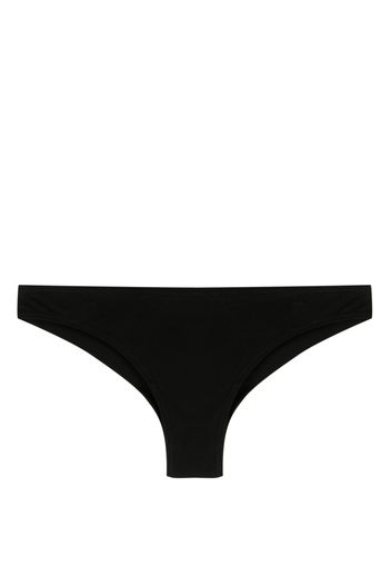 Dsquared2 Icon-print cotton-stretch thong - Nero