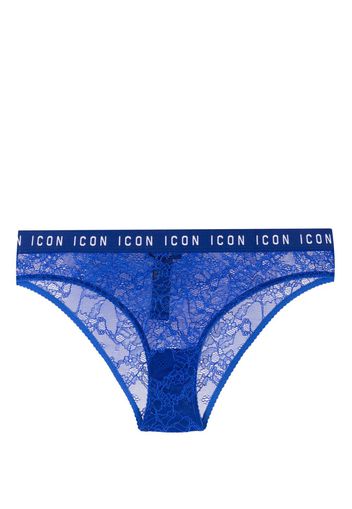Dsquared2 Be Icon lace briefs - Blu