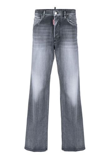 Dsquared2 high-rise straight-leg jeans - Nero