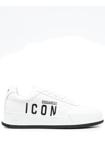 Dsquared2 Icon lace-up low-top trainers - Bianco