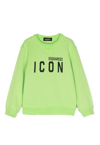 Dsquared2 Kids long-sleeve cotton jumper - Verde