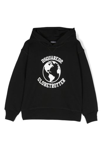Dsquared2 Kids long-sleeve cotton hoodie - Nero