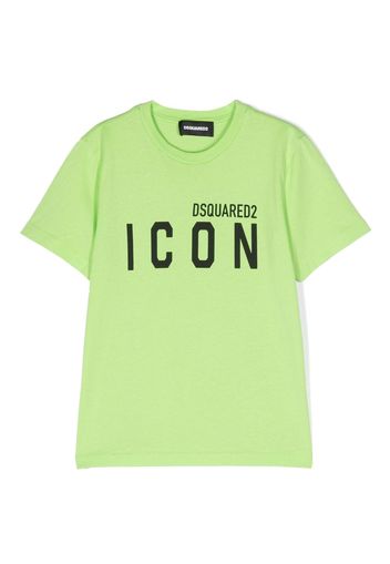 Dsquared2 Kids logo-print cotton T-shirt - Verde